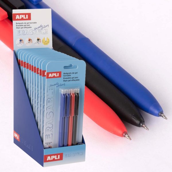 Caneta Gel Apagável Exp.12x4un.