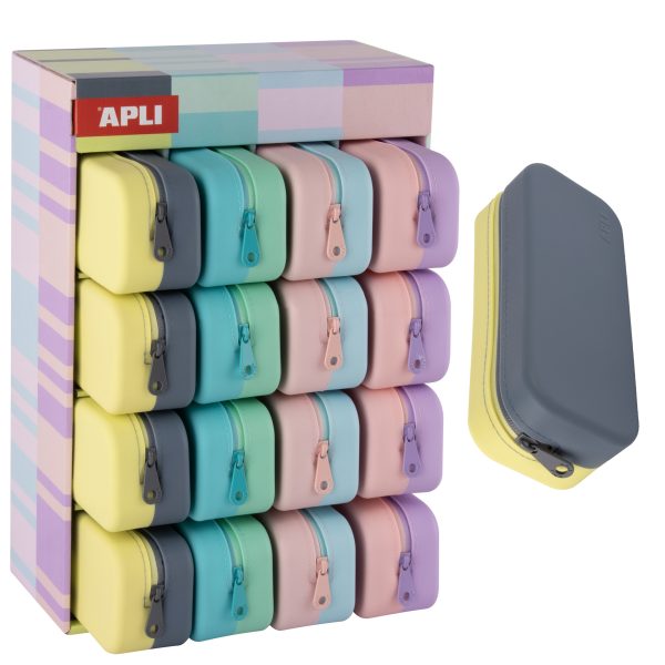 Estojos Silicone Bicolor Exp.16un.