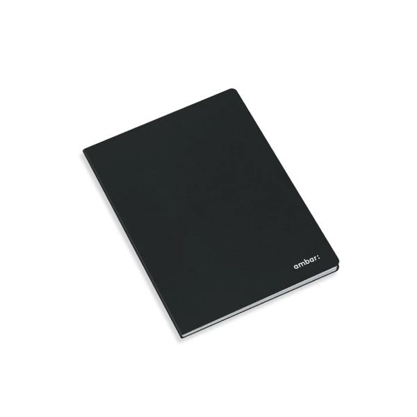 Caderno Agrafado PP Ambar A4 Pautado 48fls.