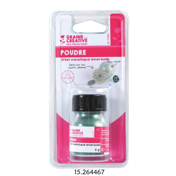Pó Efeito Metálico Emeraude