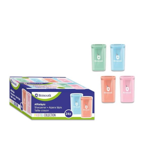 Afia-Lápis Pastel c/Depósito Cx.24un.