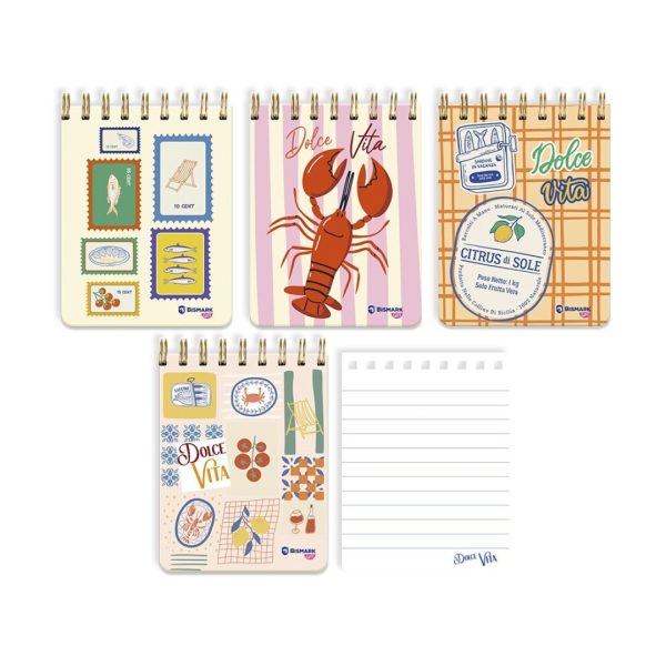 Notebook Dolce Vita 8.5x11cm - Exp.24un.