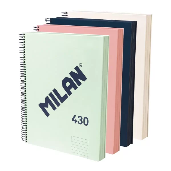 Caderno A4 Espiral Pautado 430 120fls. - Pack 4un.