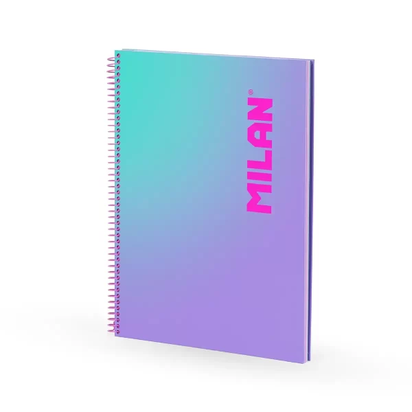 Caderno Espiral A4 Quadriculado Sunset 90fls.