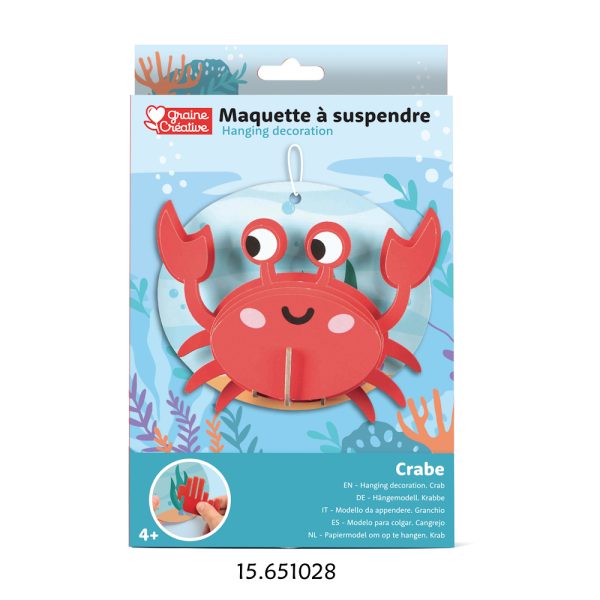 Maquete Crabe Pendurar