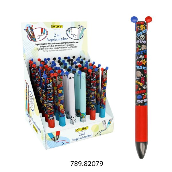 Esferográfica 2 em 1 - Exp.36un.