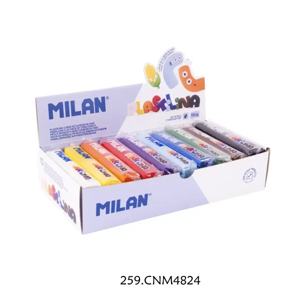 Plasticina Sortido 150gr. Cx.10un.