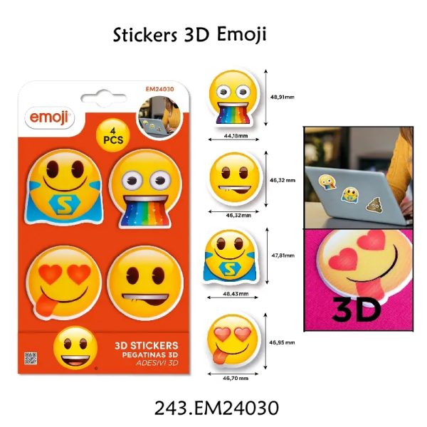 Sticker 3D Emoji