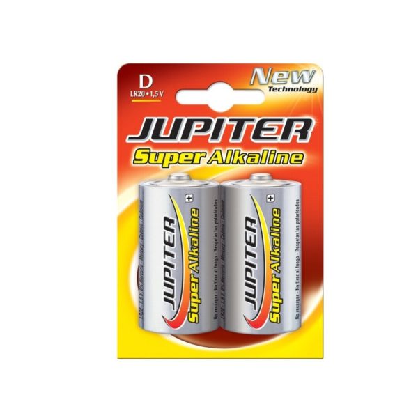 Pilha Jupiter Super Alcalina LR20 1.5V