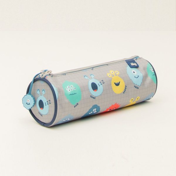 Estojo Escolar Redondo B`Log Play Me Monster