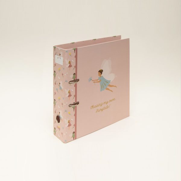 Capa A4 2 Argolas D25 B`Log Fairies Tale