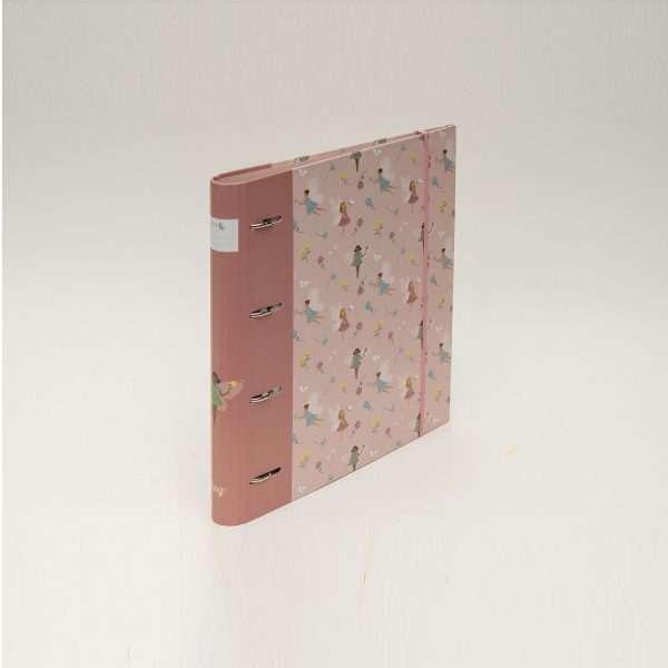 Capa A4 4 Argolas C/ Rec. Paut. Sep. Elást. Blog Fairies Tale