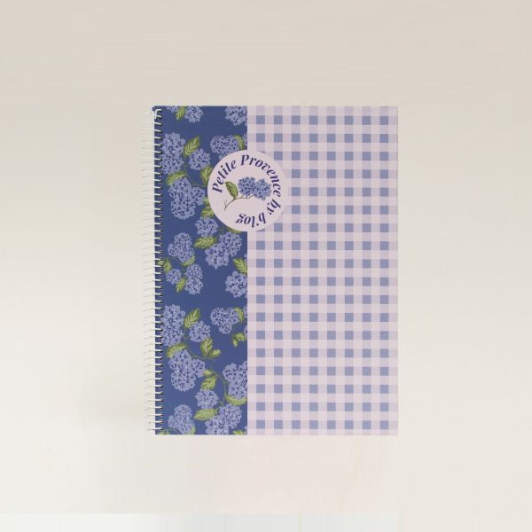 Caderno Espiral Capa Dura A4 80F/90gr Paut. B`Log Provense Flower