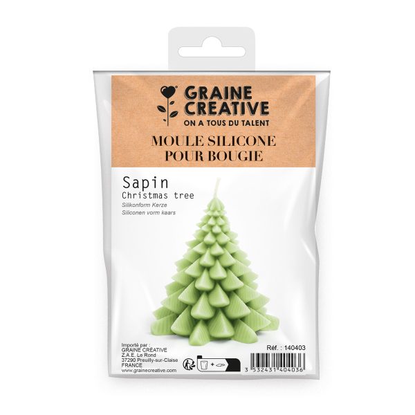 Molde Silicone Cristmas Tree Ø84x85mm