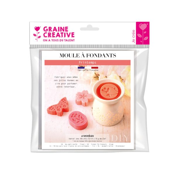 Molde Primavera p/Velas 4 Modelos