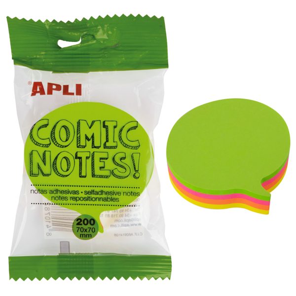 Bloco Notas Comic Fluor 70x70
