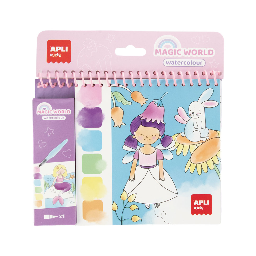 Bloco Mágico Colorir Magic World c/Água