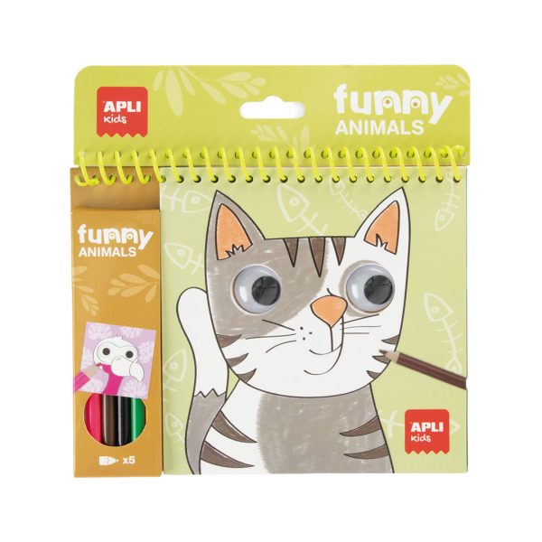 Bloco Colorir Animais Divertidos