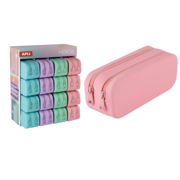 Estojos Silicone Duplos Nordik Exp.16un.