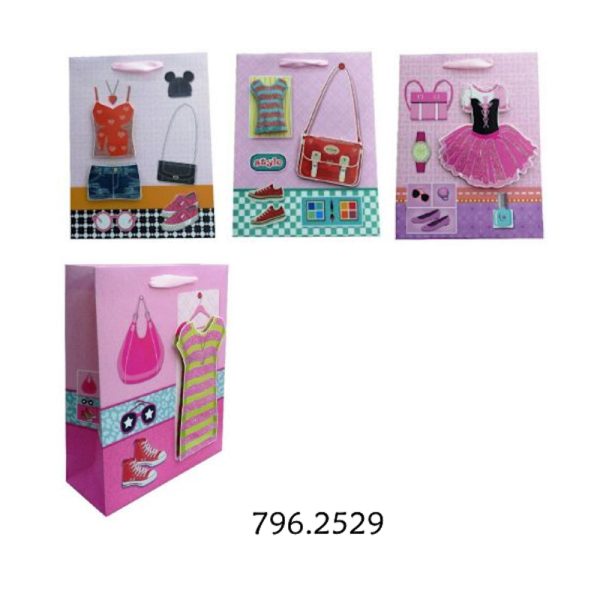 Saco Papel Fantasia 26x32x10