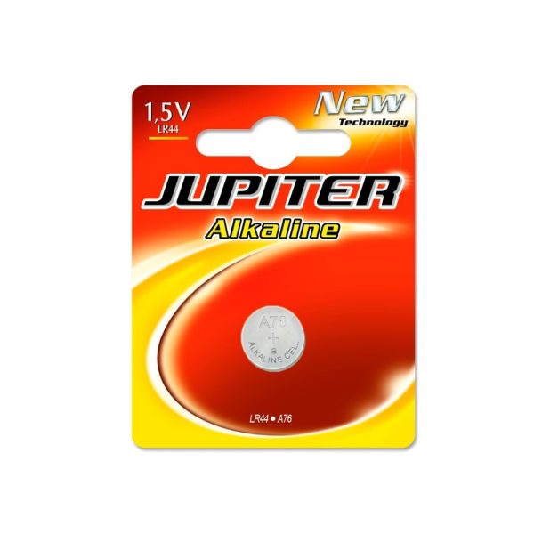Pilha Jupiter Alcalina LR44 1.5V Cx.10un.