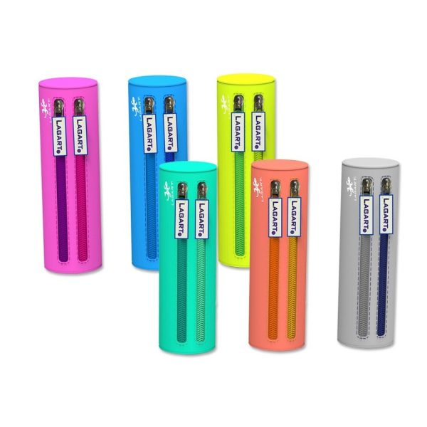 Estojo Lagart 2 Fechos 21x8