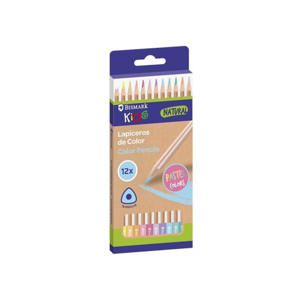 Lápis Cor Triangular Pastel Cx.12un.