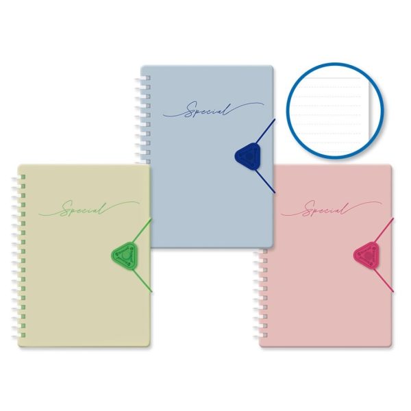 Notebook A5 Pastel Exp.12un.