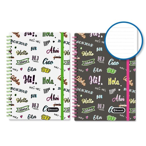 Notebook Espiral Hello A5 Exp.12un.