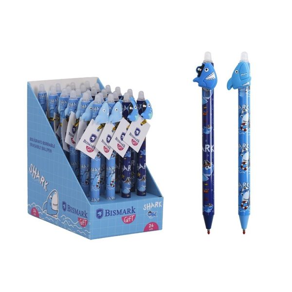 Esferográfica Shark Apagável Exp.24un.