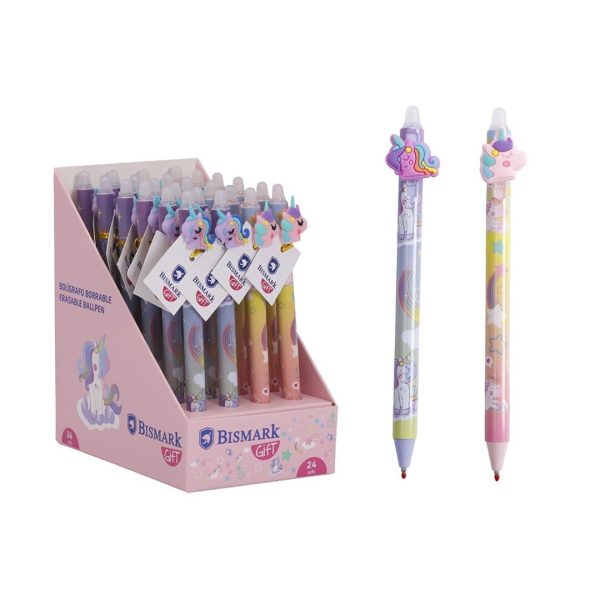 Esferográfica Unicórnio Apagável Exp.24un.