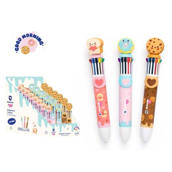 Esferográfica Good Morning 8 Cores Exp.18un.