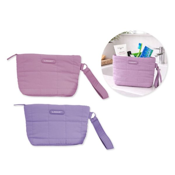 Necessaire Acolchoado Pastel 21x14x18