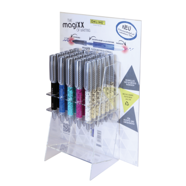 Esferográfica Gel Magixx Roller Exp.30un.