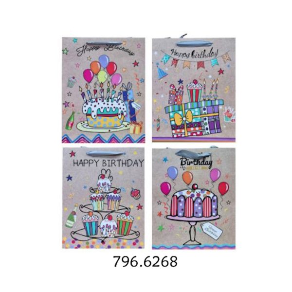 Saco Papel Fantasia 26x32x10