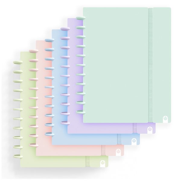 Caderno Pautado 80fls. A4 Cores Pastel Sortido