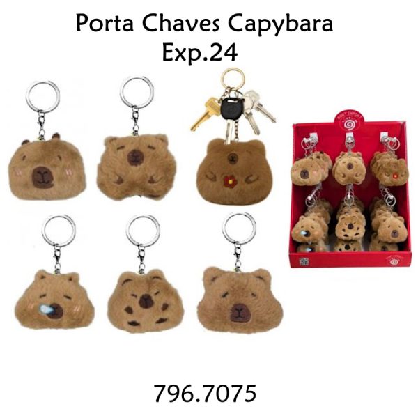 Porta Chaves "Capybara" Exp.24un.