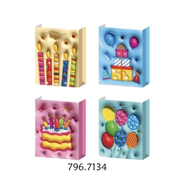 Saco Papel Fantasia 26x32x10