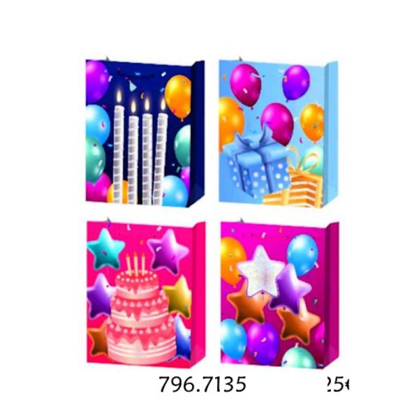 Saco Papel Fantasia 26x32x10