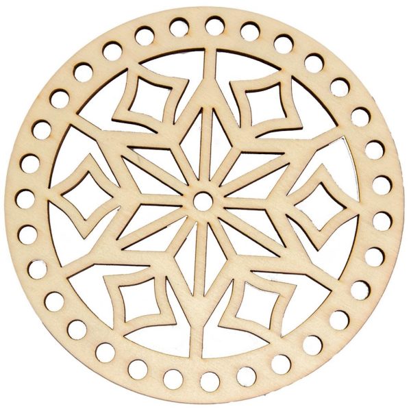 Base Madeira Mandala Ø150mm