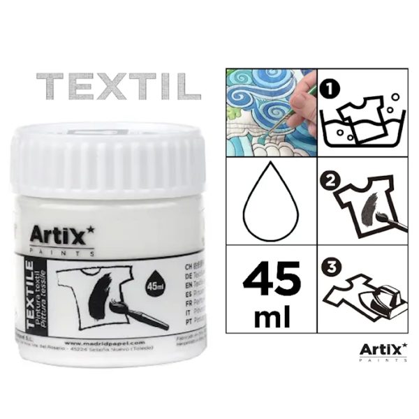 Tinta Tecido Branco 45ml