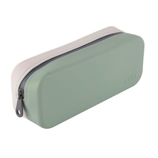 Estojo Silicone Bicolor Caqui/Cinza