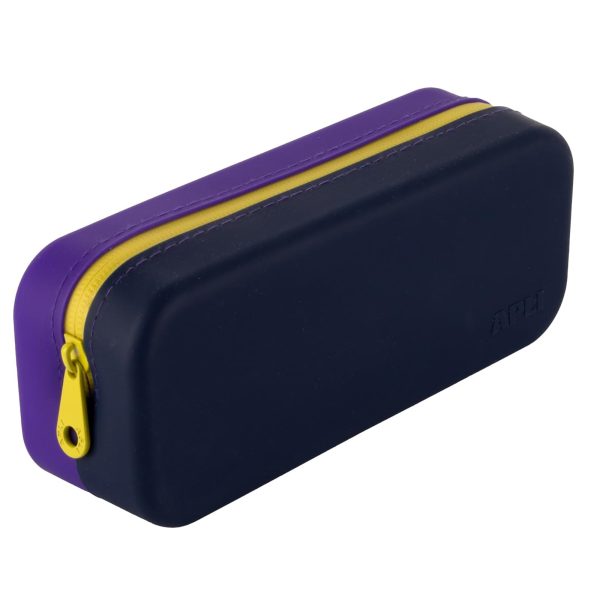 Estojo Silicone Bicolor Azul/Roxo