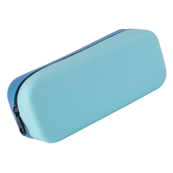 Estojo Silicone Bicolor Azul/Azul Cl.