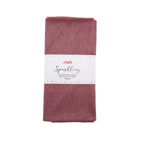 Tecido Sparkling 50x65 Vermelho