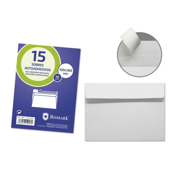 Envelope Comercial 120x165mm - 90gr. Pack 15un.