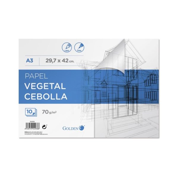 Caderno Desenho Papel Vegetal A3 10fls.