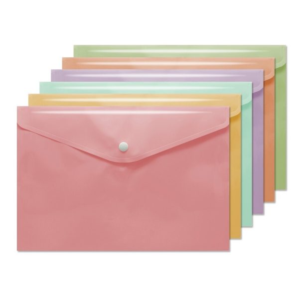 Envelope A4 PP Pastel Porta Documentos