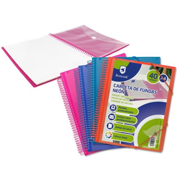 Pasta Argolas PP A4 40 Micas