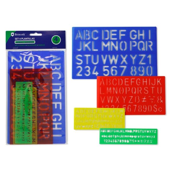 Set 4 Escantilhão Letras / Números